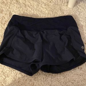 Navy lulu shorts